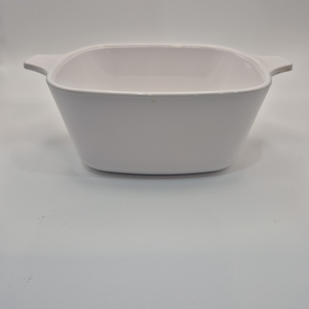 Vintage Corning Ware P-43-B Just White 2 3/4 CUP 700 ML Petite Casserole Dish‎
